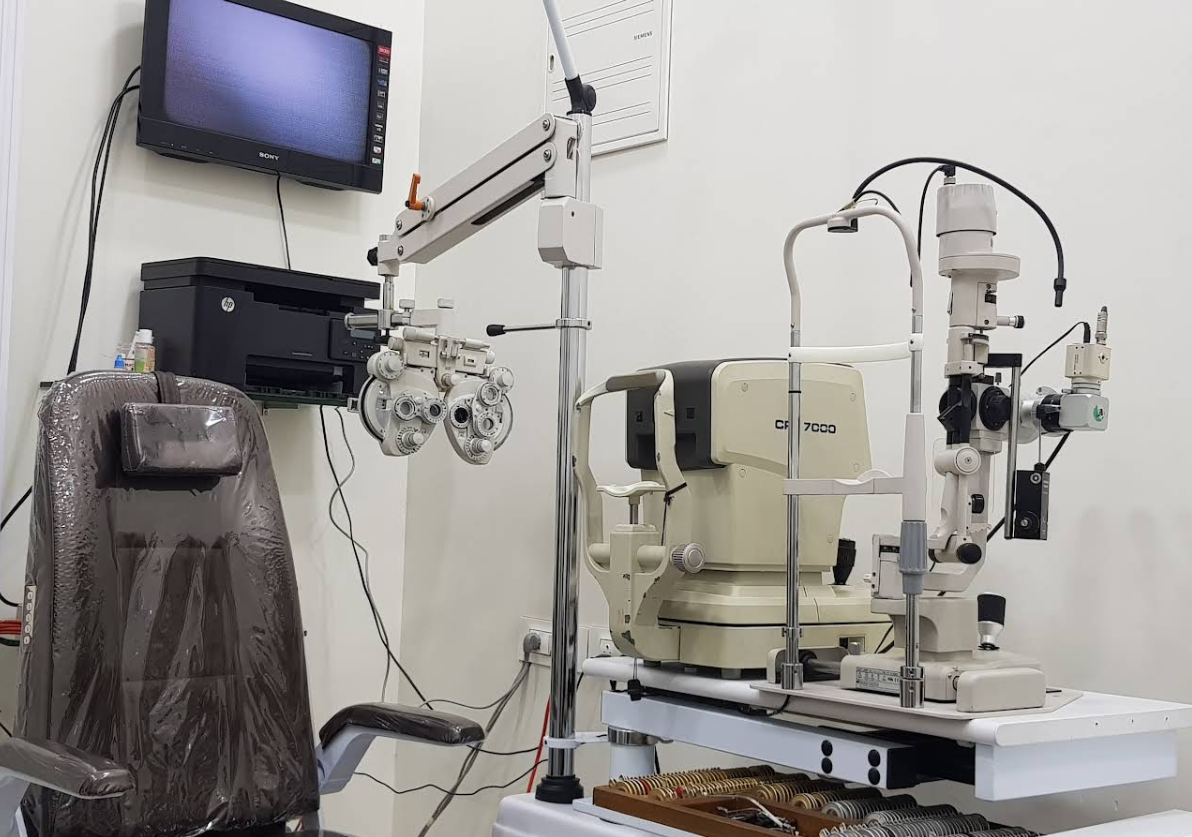 Modern ophthalmology clinic